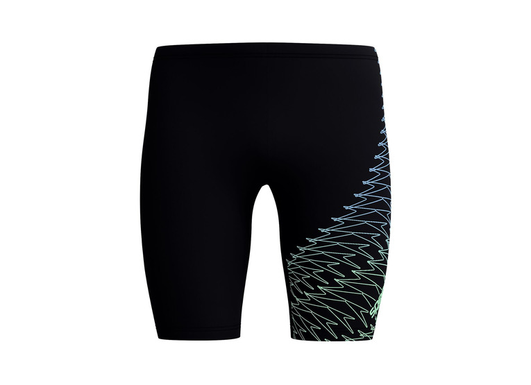 Speedo Medley logo jammer zwart/groen