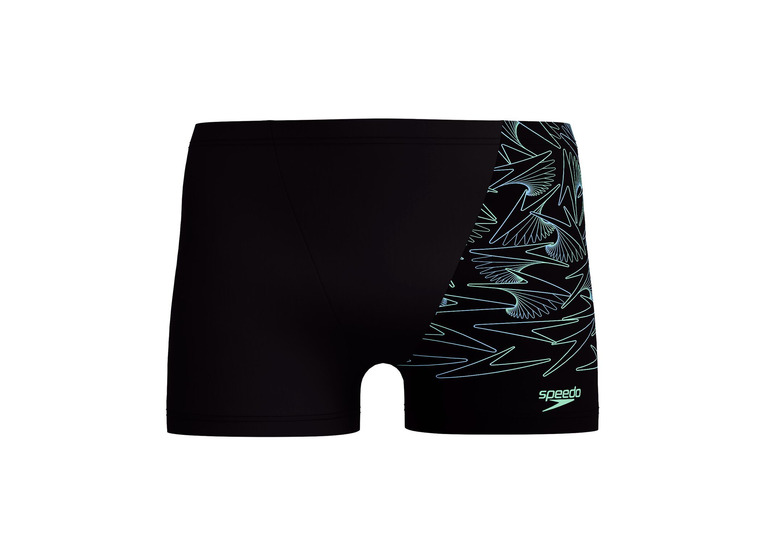 Speedo Hyperboom V-Cut zwembroek zwart/groen heren