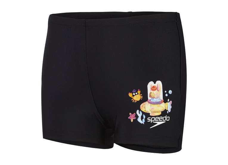 Speedo placement zwembroek zwart kleuters