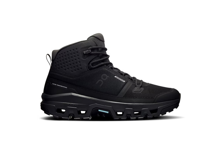On Cloudrock Mid Waterproof wandelschoen zwart heren