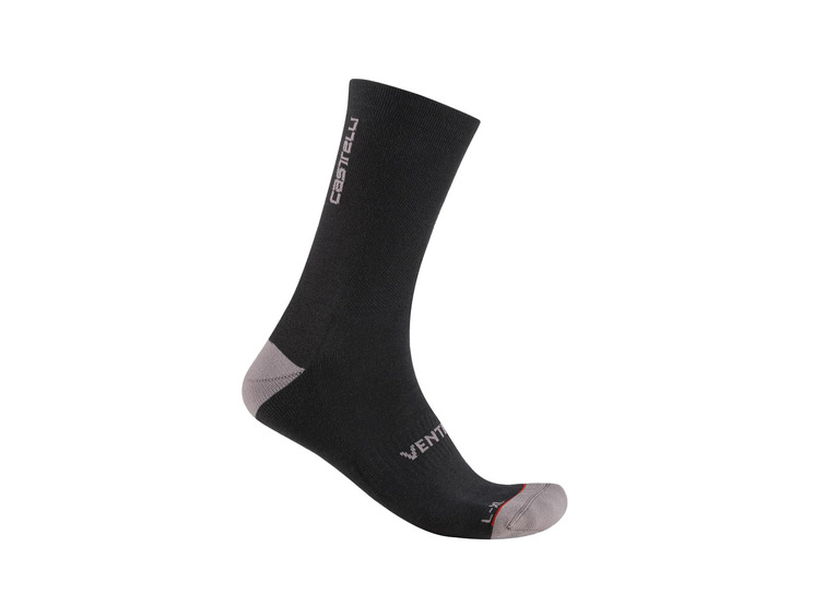 Castelli Venti soft merino fietssokken zwart unisex