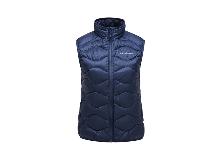 Peak Performance Helium down vest blue shadow dames