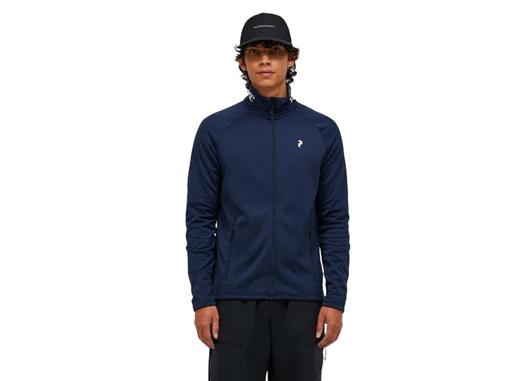 Peak Performance Rider Essentials ZIP midlayer blue shadow heren