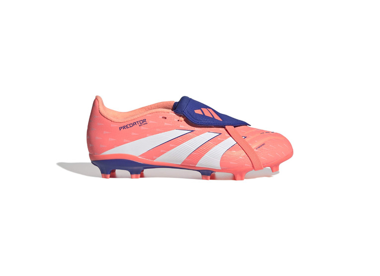 Adidas Predator League Fold-Over Tongue FG/MG voetbalschoen signal coral KIDS