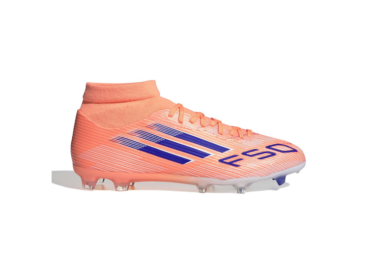 Adidas F50 League Mid FG/MG voetbalschoen beam orange