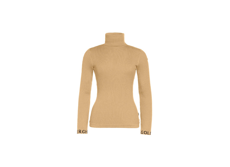 Goldbergh Mira LS knit sweater caramello dames