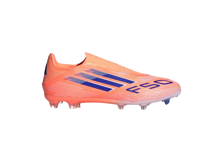 Adidas F50 League Veterloze FG/MG voetbalschoen beam orange/lucid blue