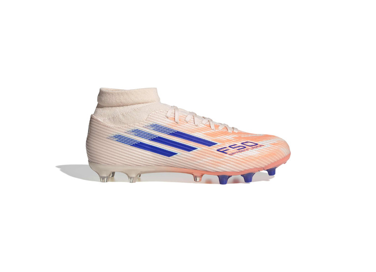 Adidas F50 sparkfusion leagyue FG/MG voetbalschoen bliss orange/lucid blue dames