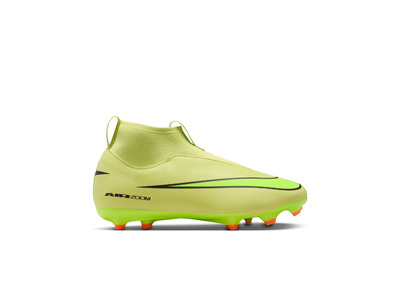 Nike Jr. Mercurial Superfly 10 academy FG/MG voetbalschoen limelight/hyper crimson/volt KIDS