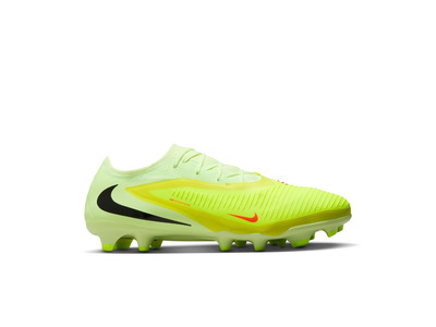 Nike Phantom 6 low pro FG voetbalschoen hyper crimson/limelight