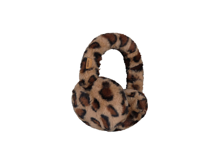 Barts Big Fur Earmuffs print brown dames