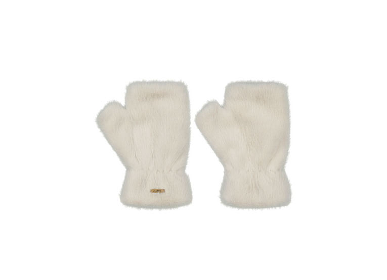 Barts Britamu vingerloze handschoenen cream dames