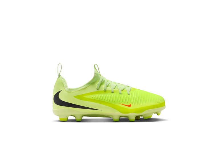 Nike Jr. Phantom 6 low academy FG/MG voetbalschoen hyper crimson/limelight KIDS