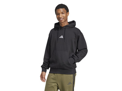 Adidas Essentials Feelcozy Fleece Hoodie zwart heren