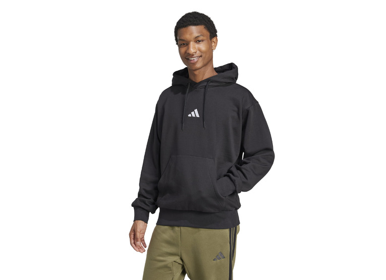Adidas Essentials Feelcozy Fleece Hoodie zwart heren