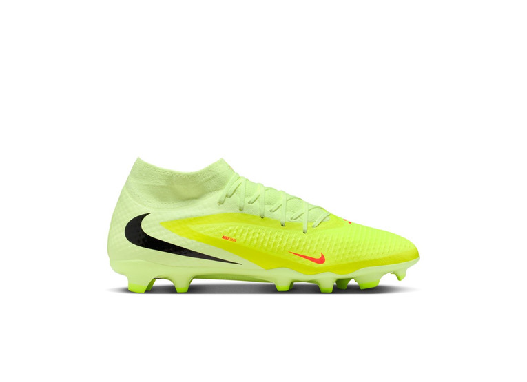 Nike Phantom 6 high academy FG voetbalschoen hyper crimson/limelight