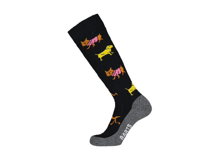 Barts skisokken doggie duck zwart unisex