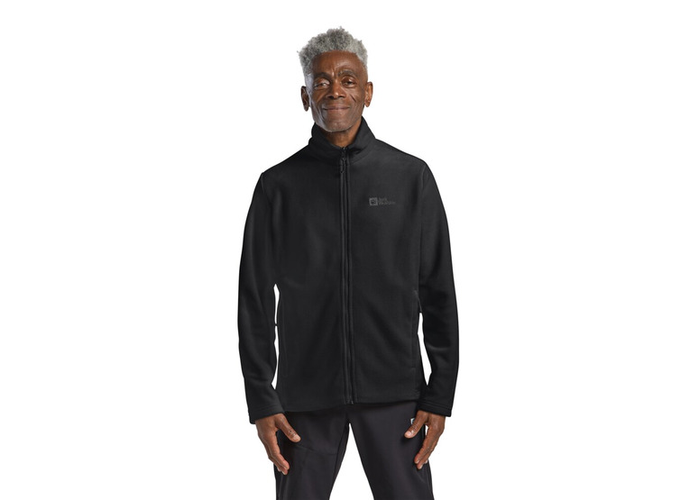 Jack Wolfskin Winterstein FZ fleece zwart heren