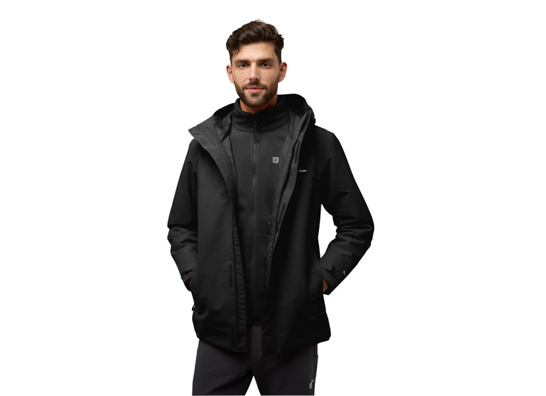 Jack Wolfskin Altenberg 3-in-1 jacket zwart heren