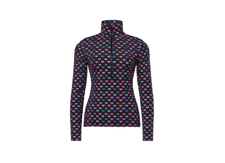 Goldbergh Cuori skipully zwart/multi dames