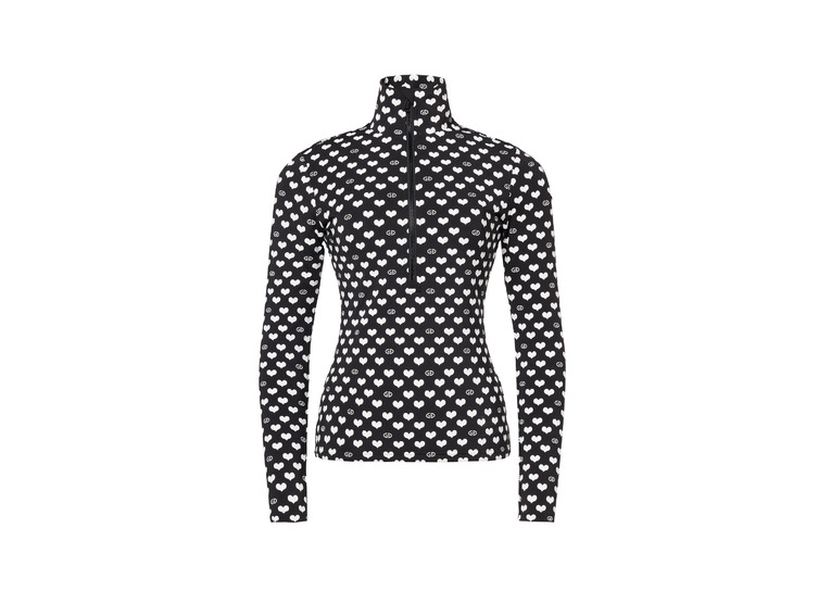 Goldbergh Cuori skipully zwart/wit dames