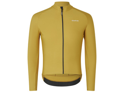 GripGrap PACR thermal LS jersey mustard yellow heren