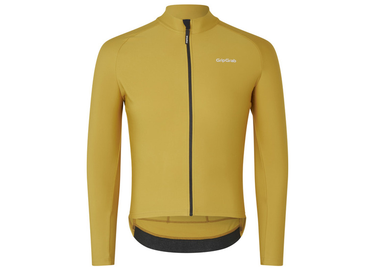 GripGrap PACR thermal LS jersey mustard yellow heren