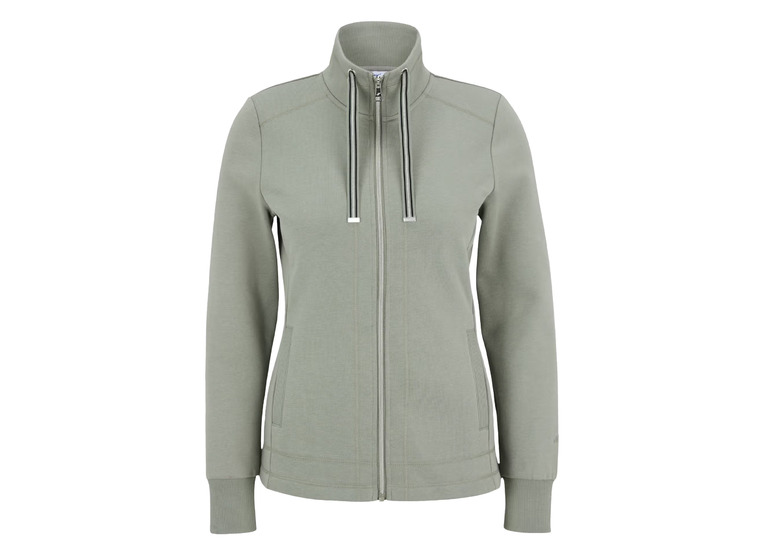 Joy Tatjana FZ sweatshirt dried sage dames