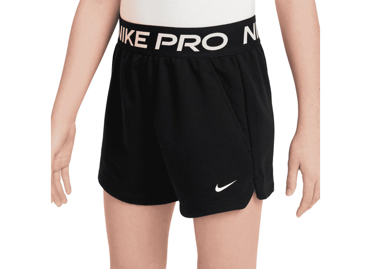 Nike Pro Fleece Dri-FIT short zwart meisjes