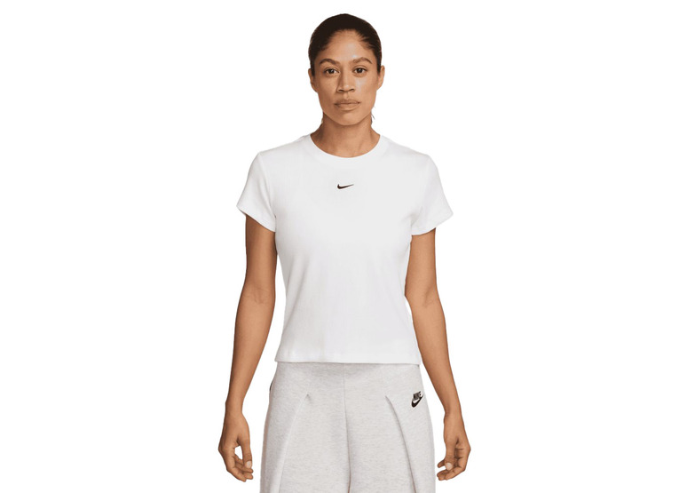 Nike Sportswear Tight ribbed T-shirt wit dames