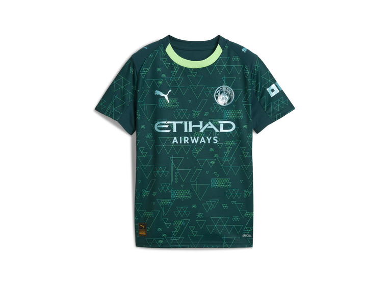 Puma Manchester City 25/26 vierde shirt green terrain KIDS