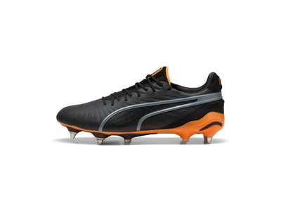Puma KING ultimate MxSG voetbalschoen zwart/heat fire/zilver Puma KING ultimate MxSG voetbalschoen zwart/heat fire/zilver