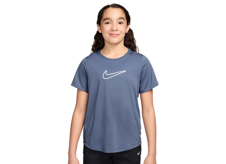 Nike One Fitted Dri-FIT top world indigo meisjes