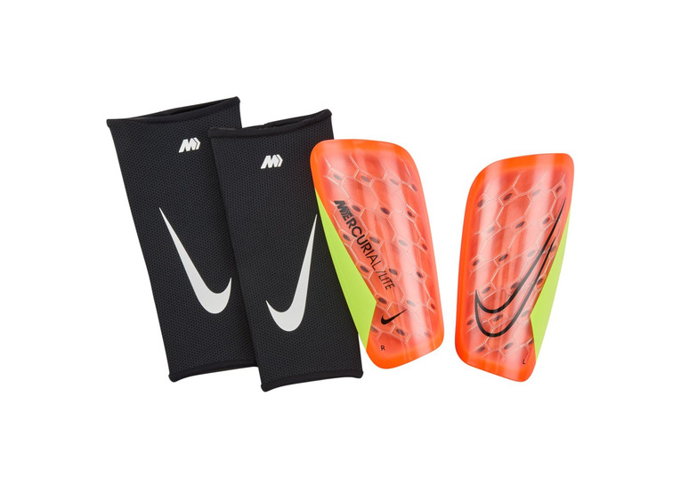 Nike Mercurial Lite scheenbeschermers hyper crimson/volt/zwart unisex