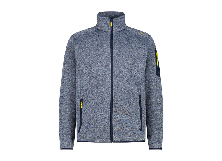 CMP melange knit-tech heavy fleece bluestone heren
