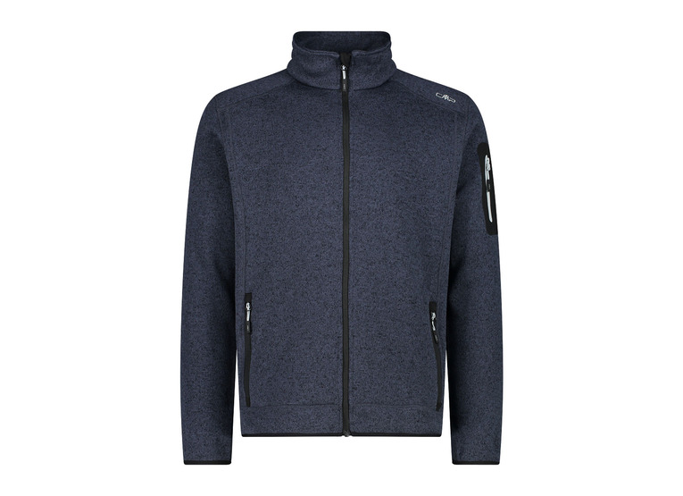 CMP melange knit-tech heavy fleece antracite nero heren