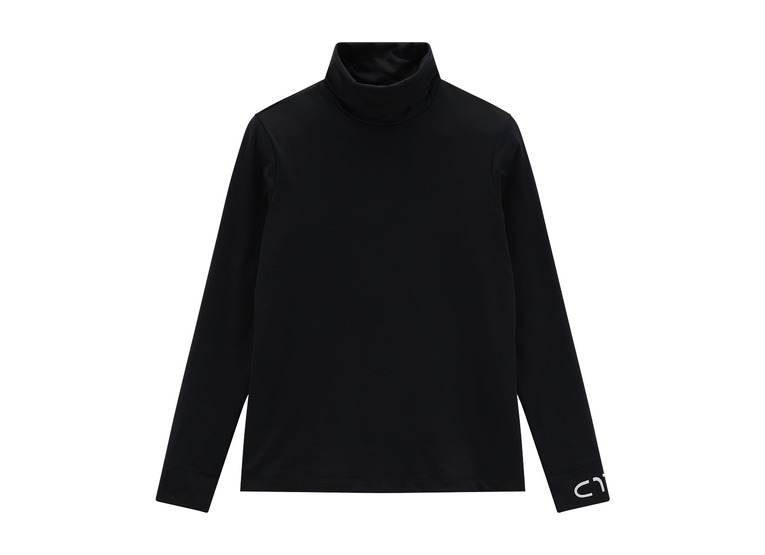 CMP solid color turtleneck zwart dames