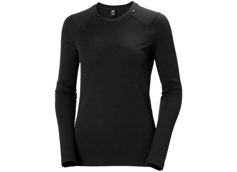 Helly Hansen LIFA merino midweight crew base layer zwart dames Helly Hansen LIFA merino midweight crew base layer zwart dames