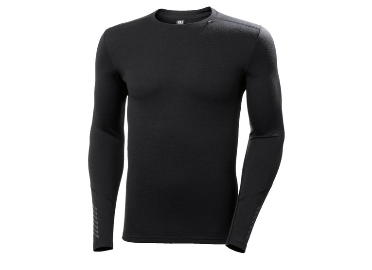 Helly Hansen LIFA merino midweight crew base layer zwart heren Helly Hansen LIFA merino midweight crew base layer zwart heren