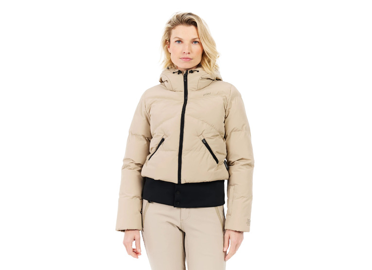 Protest PRTPreppy Ski-jas ZIP-SHIFT bamboobeige dames