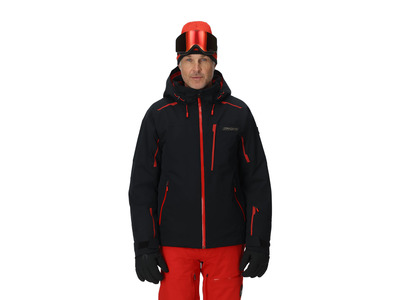 Spyder leader jacket zwart/rood heren Spyder leader jacket zwart/rood heren