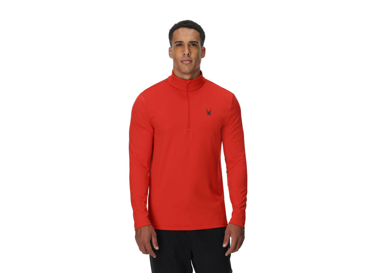 Spyder Prospect 1/2 zip skipully rood heren Spyder Prospect 1/2 zip skipully rood heren