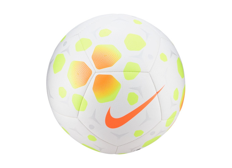 Nike Pitch voetbal wit/volt/hyper crimson