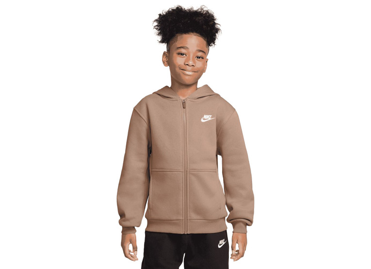 Nike Sportswear Club Fleece hoodie beige KIDS