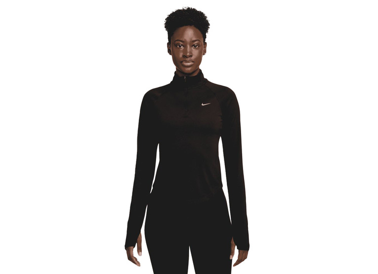 Nike Tempo Swoosh Run Dri-FIT hardlooptop zwart dames