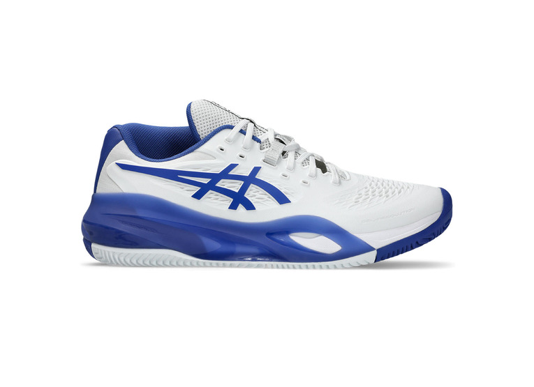 Asics Gel-Resolution X Clay tennisschoen wit/cobaltblauw heren