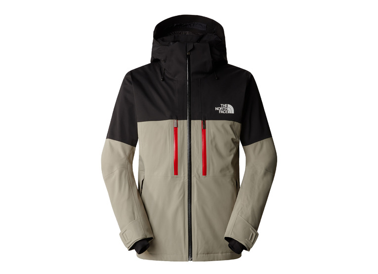 The North Face chakal jas clay grey/zwart heren The North Face chakal jas clay grey/zwart heren
