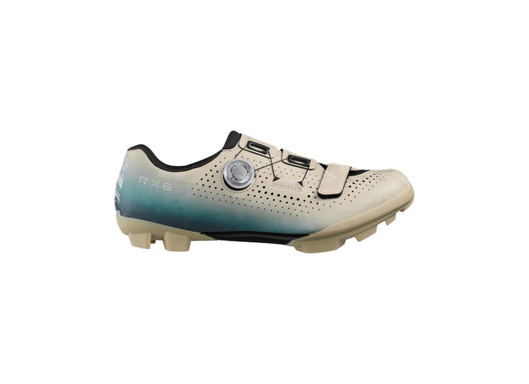 Shimano RX600 fietsschoen beige/blauw heren Shimano RX600 fietsschoen beige/blauw heren