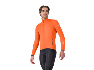 Castelli Alpha 150 jacket brilliant orange/dark gray heren Castelli Alpha 150 jacket brilliant orange/dark gray heren
