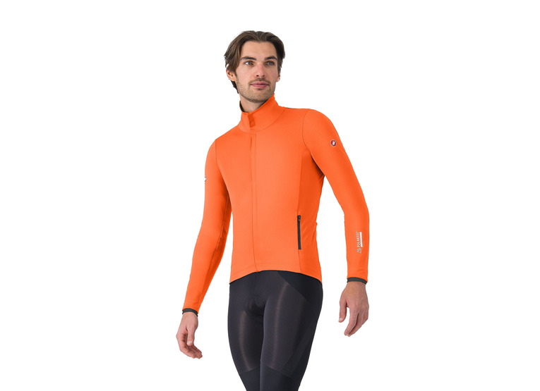 Castelli Alpha 150 jacket brilliant orange/dark gray heren Castelli Alpha 150 jacket brilliant orange/dark gray heren